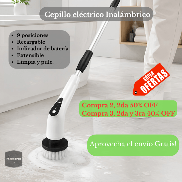 Cepillo eléctrico giratorio