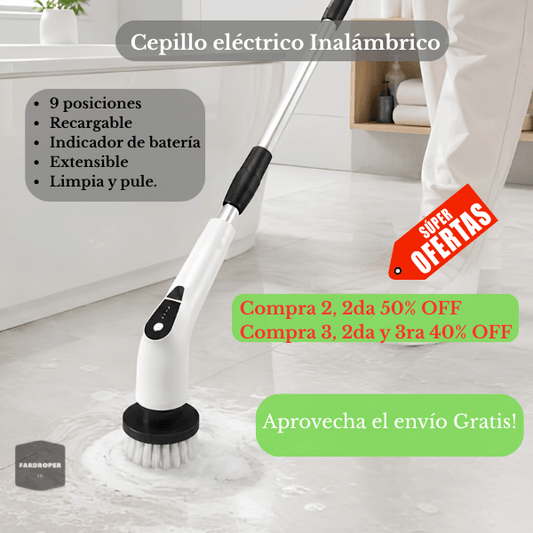Cepillo eléctrico giratorio