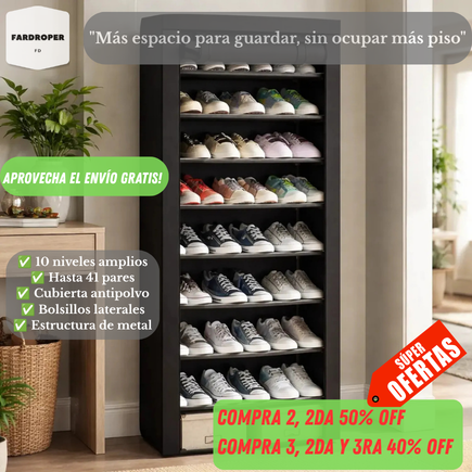 Zapatero de Torre 10 Niveles