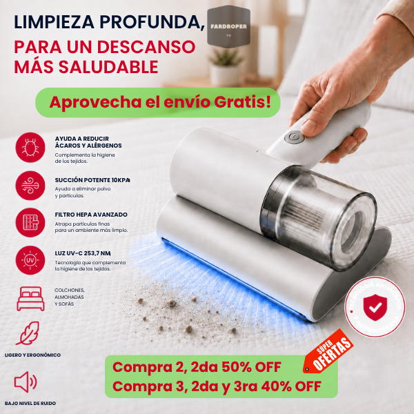 Aspiradora Antiácaros