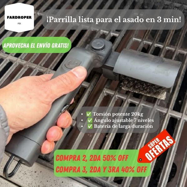 Cepillo Eléctrico parrilla