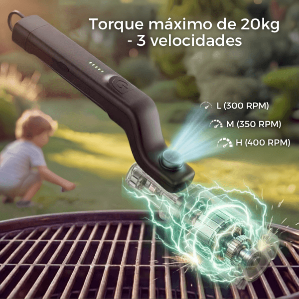 Cepillo Eléctrico parrilla