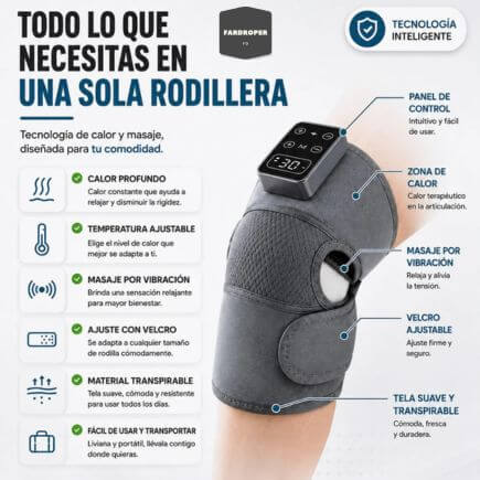 Masajeador Térmico de Rodilla