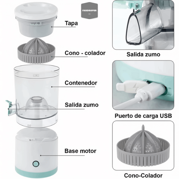 Exprimidor Portátil USB