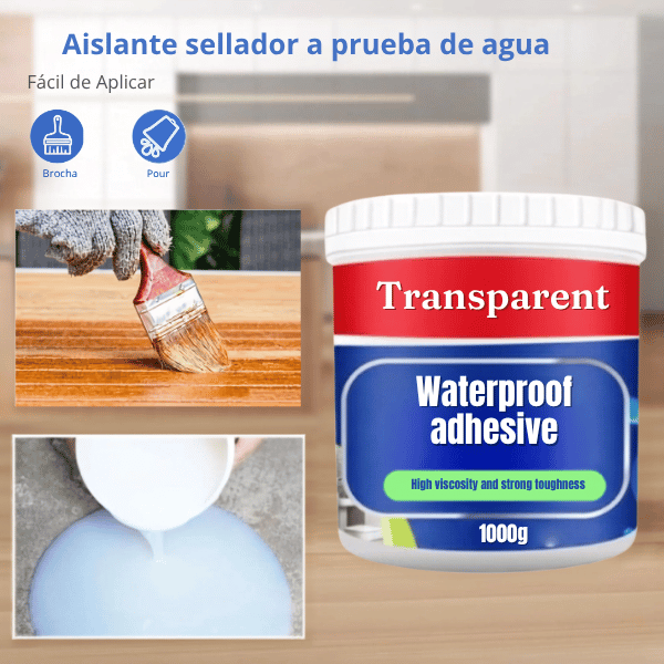 Sellador Tapa Gotera Transparente 1kg!!!