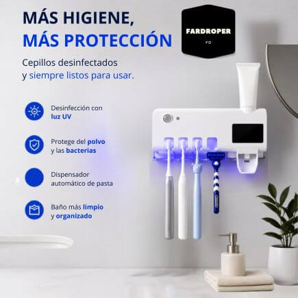 Porta Cepillo Esterilizador