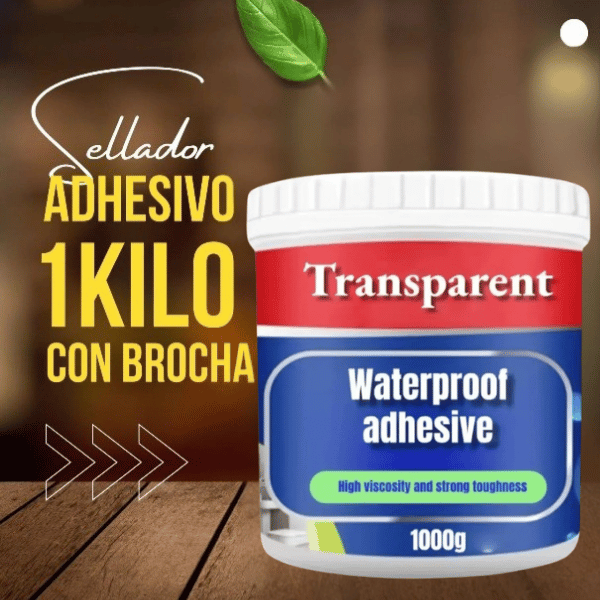 Sellador Tapa Gotera Transparente 1kg!!!